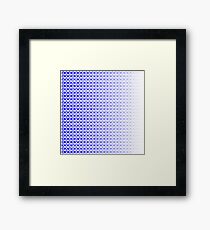 Triangular squares Framed Print