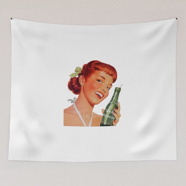 Item preview, Smash Patriarchy - 1950s Feminist pinup ad  designed and sold by 321Outright.