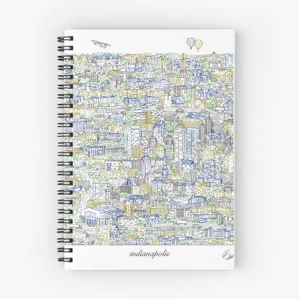 Item preview, Indianapolis Skyline Artwork designed and sold by townsvilleart.
