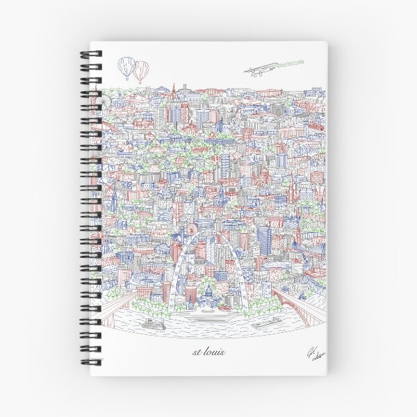 Item preview, St Louis Skyline Map Illustration designed and sold by townsvilleart.