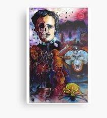 Edgar Allen Poe Metalldruck