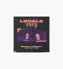 locals only by tiny meat gang Art Board Print