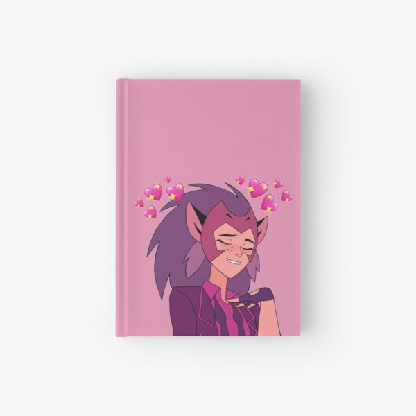 we stan a catgirl in a tux Hardcover Journal