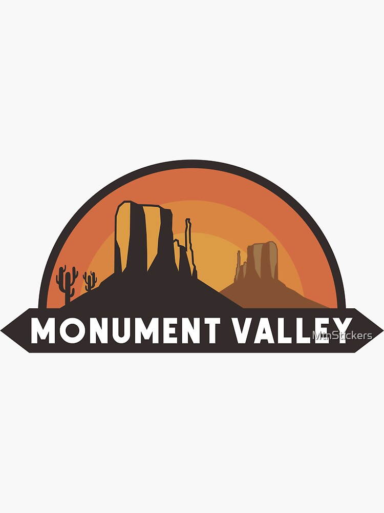 "Utah Arizona Monument Valley National Park Sticker" Sticker by