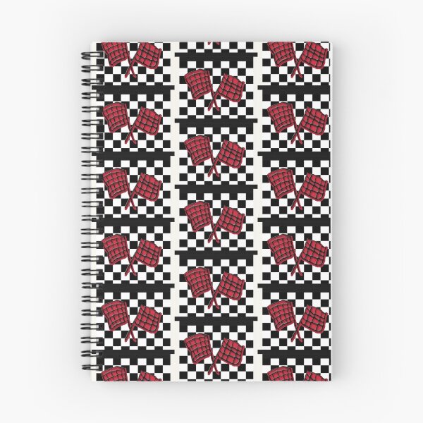 Item preview, Black and red race flag designed and sold by MNA-Art.