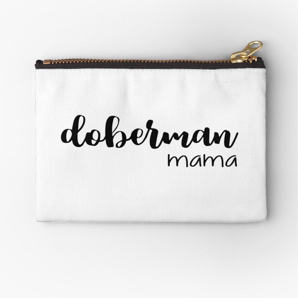 doberman mama Zipper Pouch