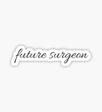 Future Surgeon Sticker