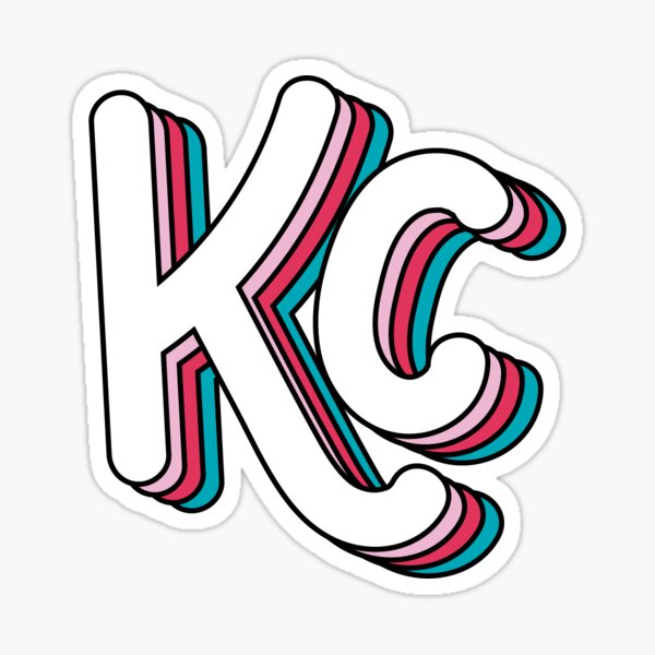 Retro KC (Berry) Sticker
