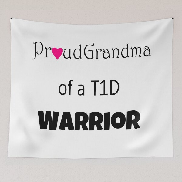 Item preview, Proud Grandma - Black Text - Pink Heart designed and sold by CatGirl101.