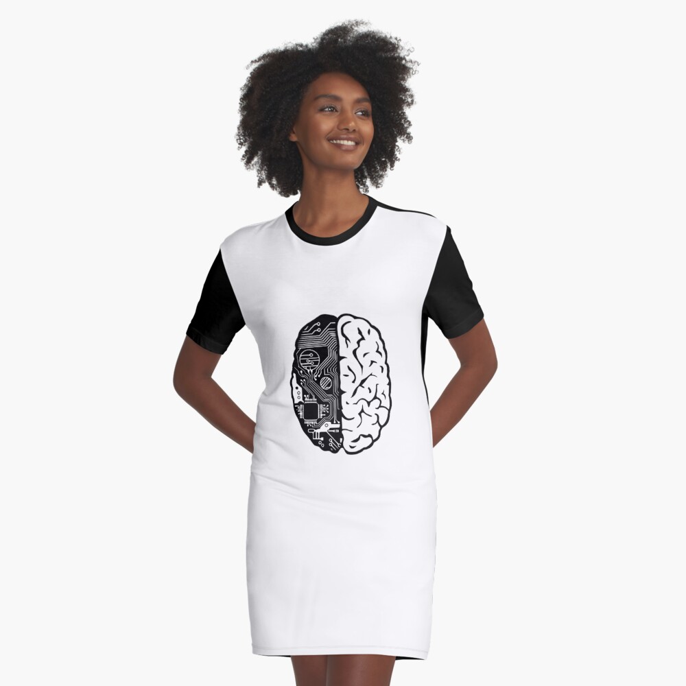 Item preview, Graphic T-Shirt Dress designed and sold by 0tdesigns.