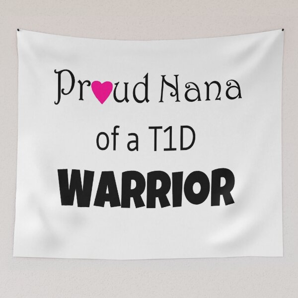 Item preview, Proud Nana - Black Text - Pink Heart designed and sold by CatGirl101.