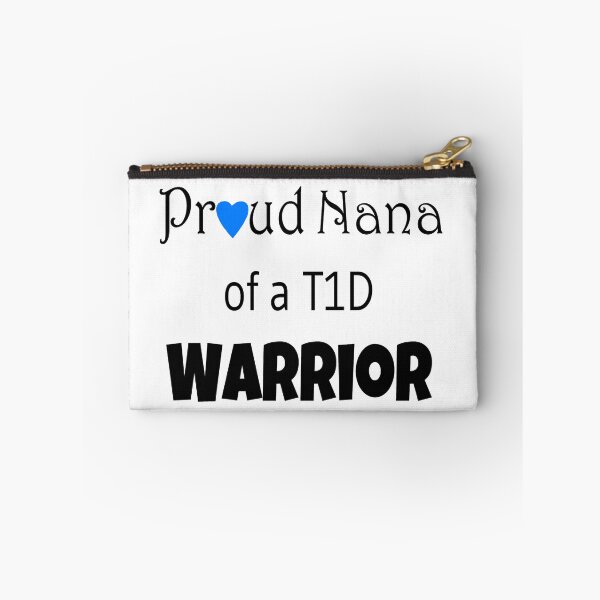 Item preview, Proud Nana - Black Text - Blue Heart designed and sold by CatGirl101.