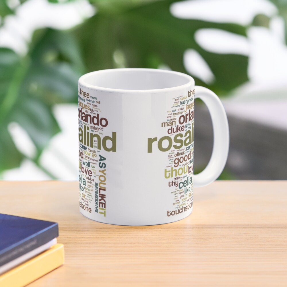 Shakespeare's As You Like It Wordplay Mug