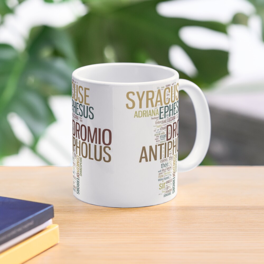 Shakespeare's The Comedy of Errors Wordplay Coffee Mug