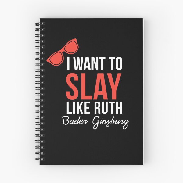 Item preview, Slay Like Ruth Bader Ginsburg in Red & Black designed and sold by BringUrYou.