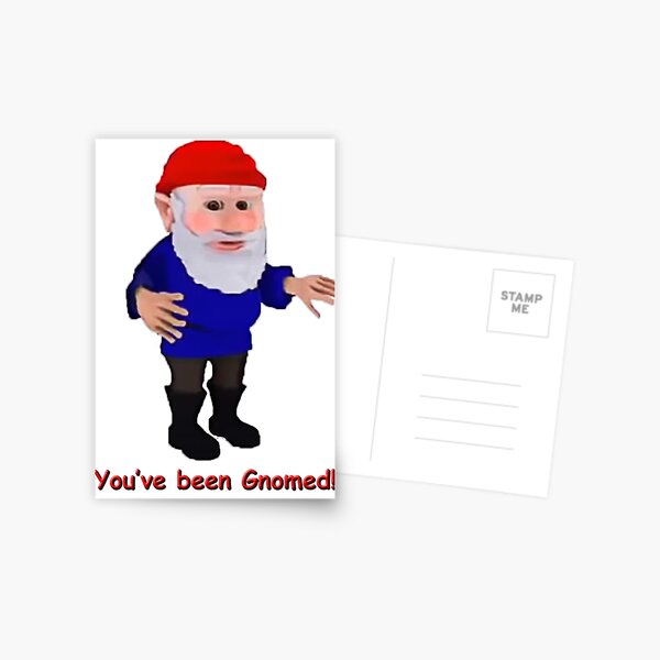 Gnome Meme Postcards Redbubble - keemstar gnome roblox roblox meme on meme