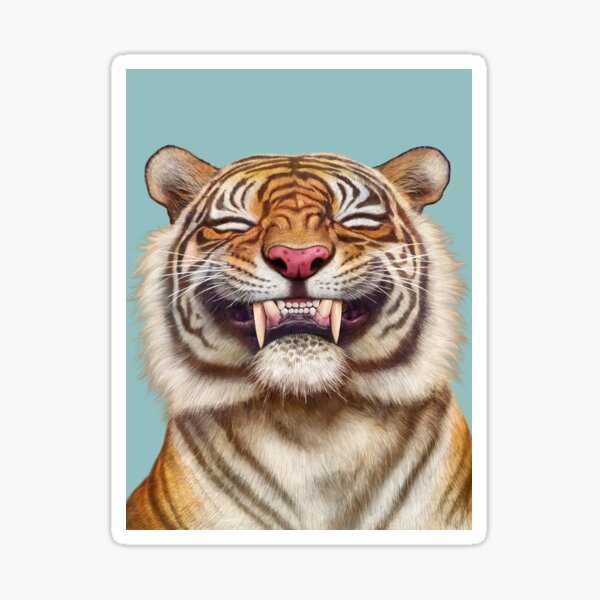 Item preview, Smiling Tiger designed and sold by tutuart.