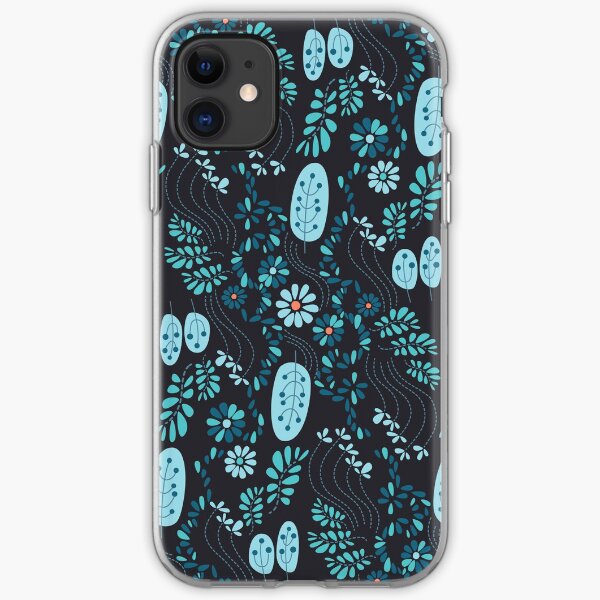 Fall Floral Path iPhone Soft Case