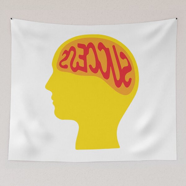 Item preview, Success Brain Indicating Successful Progress  illustration | success poster | success brain poster designed and sold by KARTICK DUTTA.