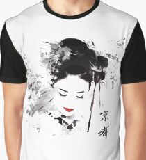 Kyoto Geisha Grafik T-Shirt