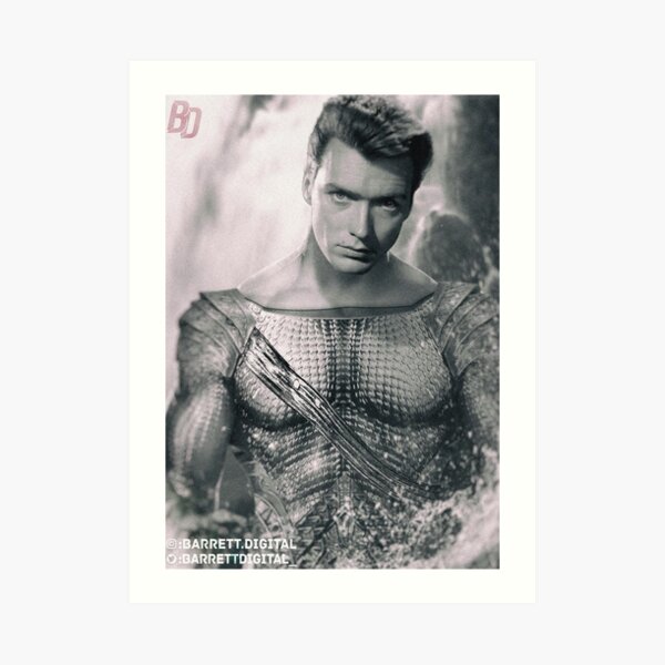 50s Water Guy Art Print