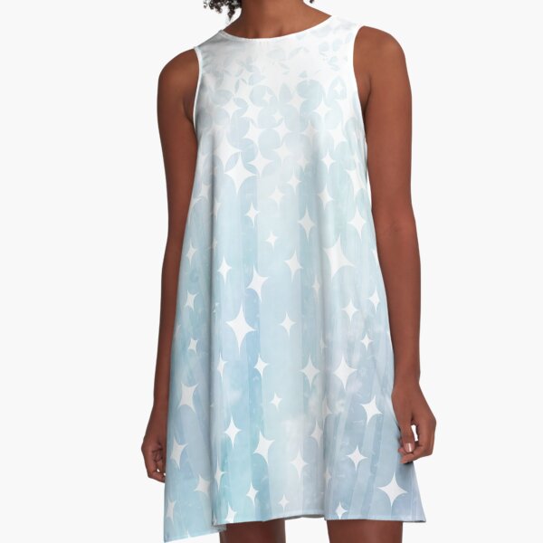 Sparkle and Watercolor A-Line Dress