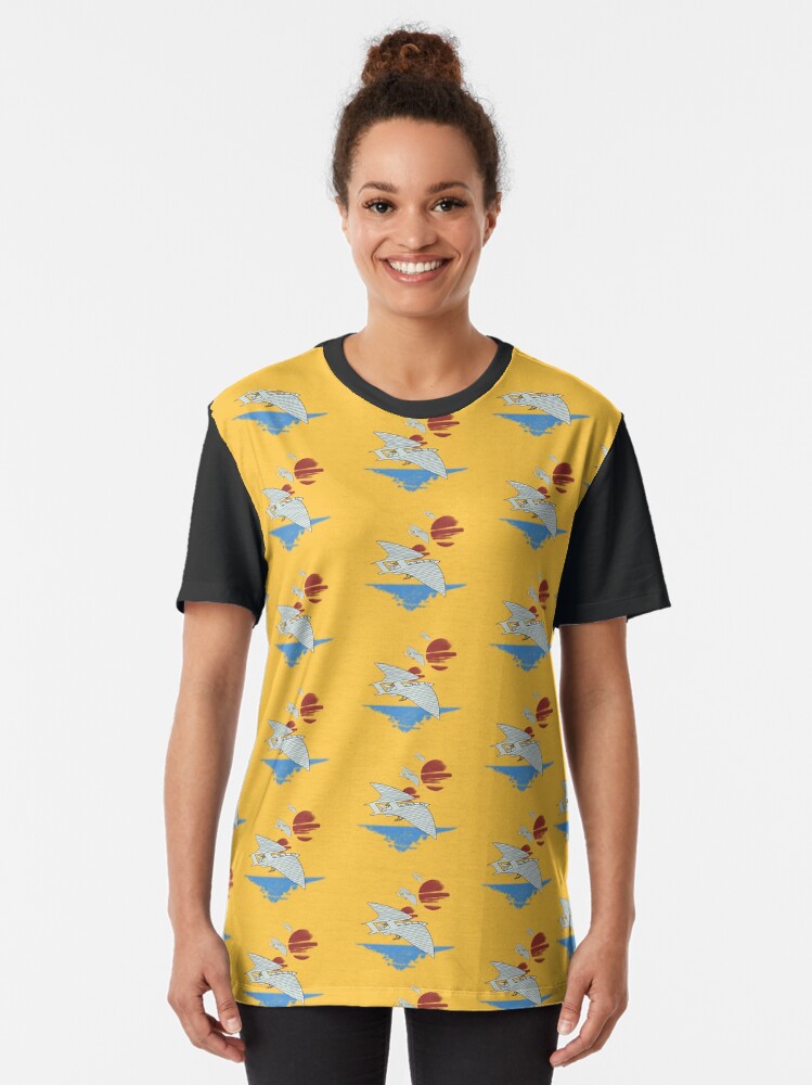 Alternate view of Smooth Galaxy Man T-Shirt Graphic T-Shirt