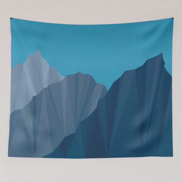 Item preview, Montañas Low Poly designed and sold by sarahhub.