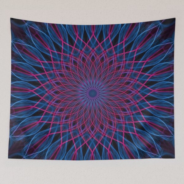 Item preview, Mandala in pink and blue tones designed and sold by JBlaminsky.