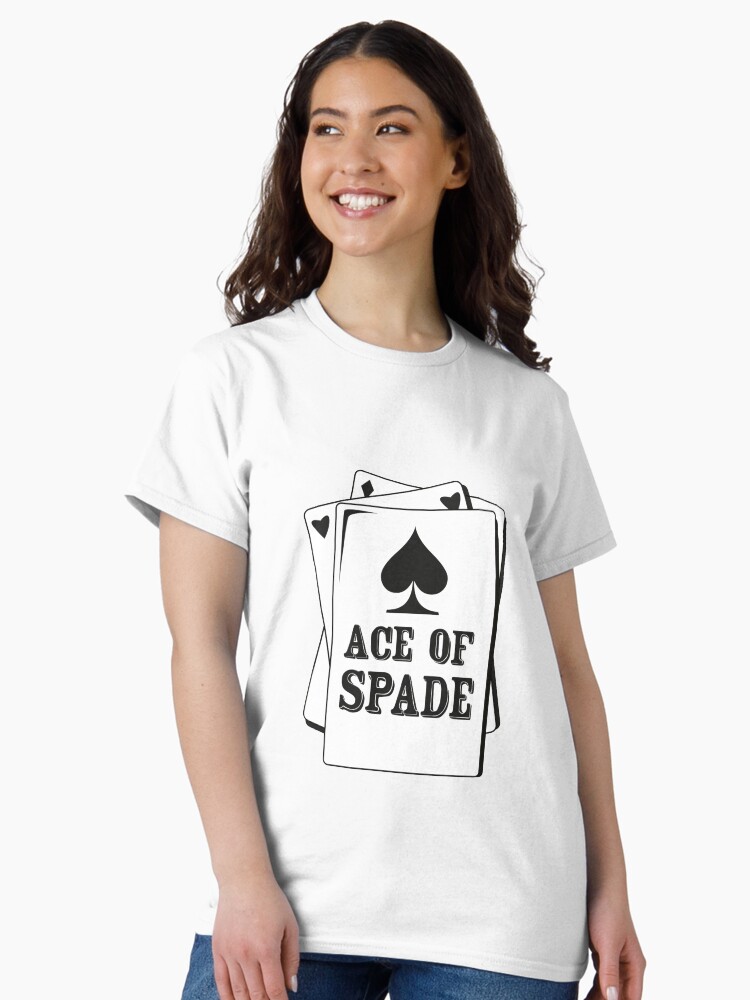 Aperçu 2 sur 7. T-shirt classique avec l'œuvre Ace of spade créée et vendue par Jeanne-LMBB.