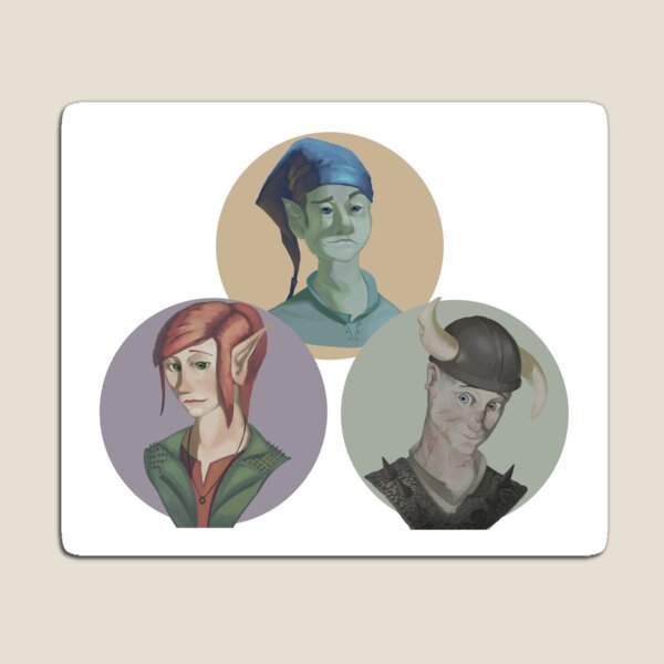 Apple Squadeth Portraits Magnet