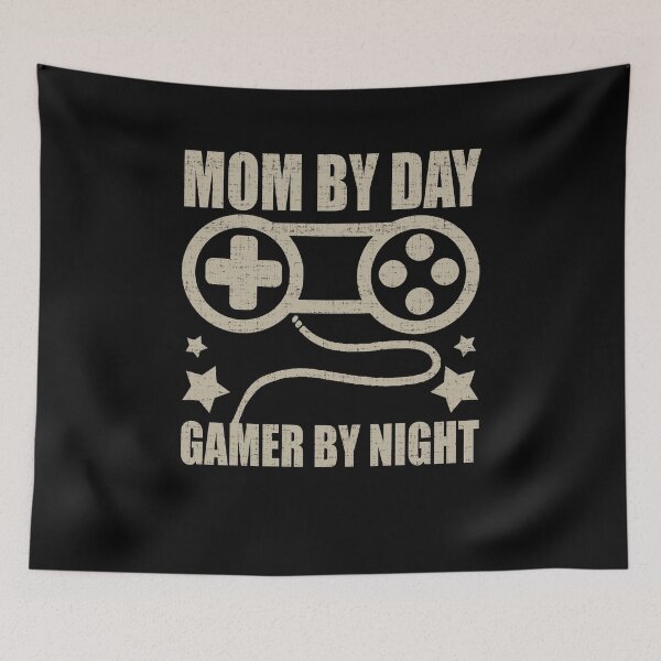 Item preview, Mom by day Gamer by night - Gamer mom designed and sold by Digitalhumor.