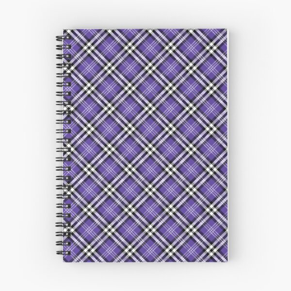 Item preview, Purple, Black and White Tartan designed and sold by pugmom4.