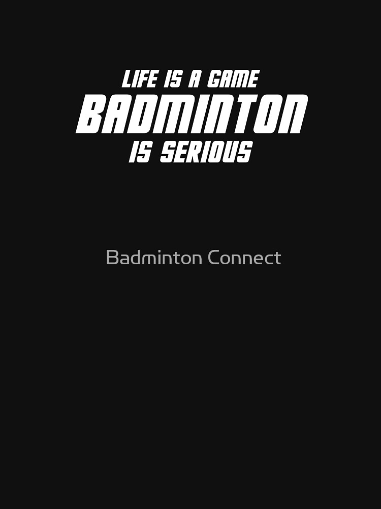 Badminton is Serious by BadmintonM3rch