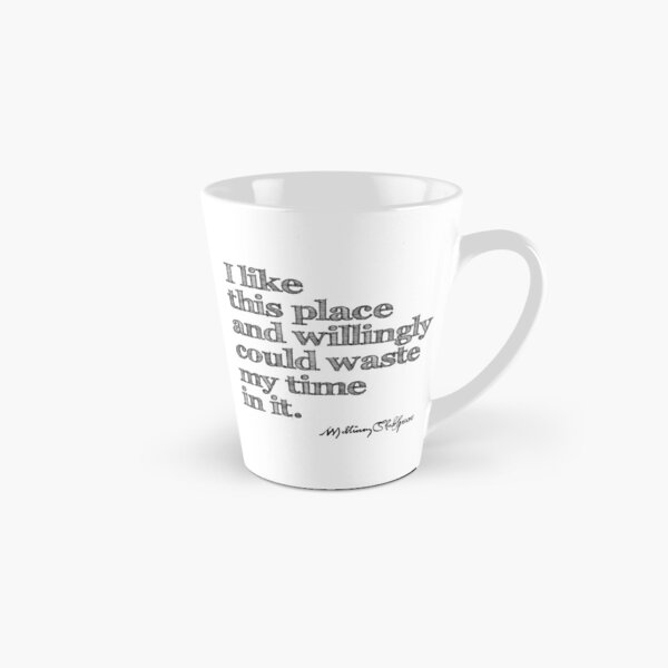 Shakespeare As You Like It Grunge Sketch Quote Tall Mug