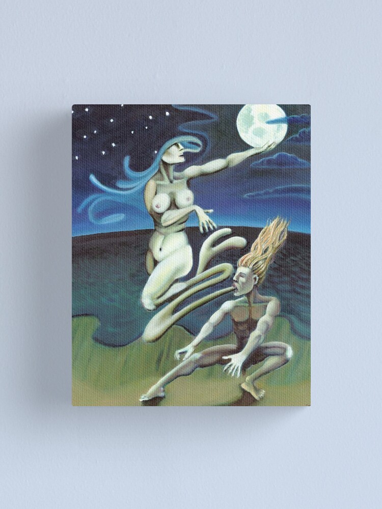 Alternate view of Moon Priestess Canvas Print