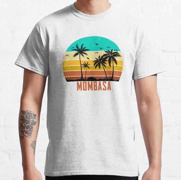 Mombasa Kenya Vintage Holiday Design Souvenir T Shirts