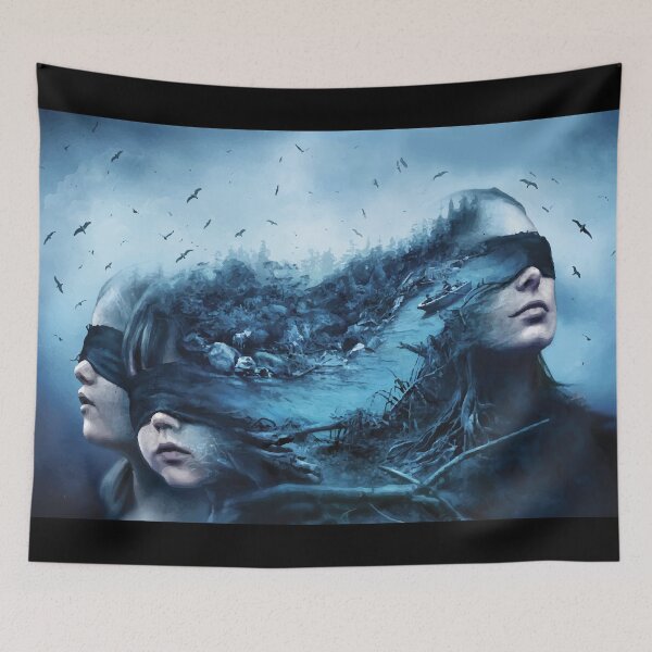 Item preview, Birdbox art designed and sold by Lowkey Fortnite Tees.