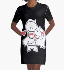 Valentine's day sweet couple. Graphic T-Shirt Dress