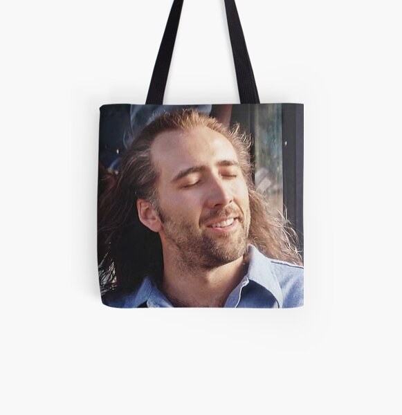 Nicolas Cage Bolsa estampada de tela