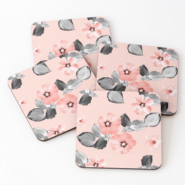 Item preview, Living Coral Floral Dream #2 #flower #pattern #decor #art  designed and sold by Anita's & Bella's Art.