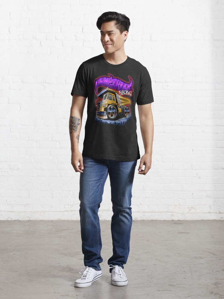 Alternate view of Dump Truck Racing Digger Dumper Toy Essential T-Shirt