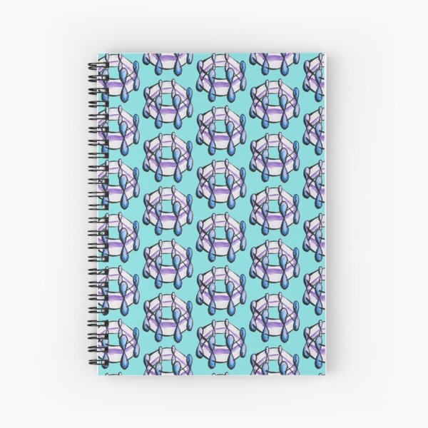 Benzene Molecule Pattern Organic Chemistry Spiral Notebook