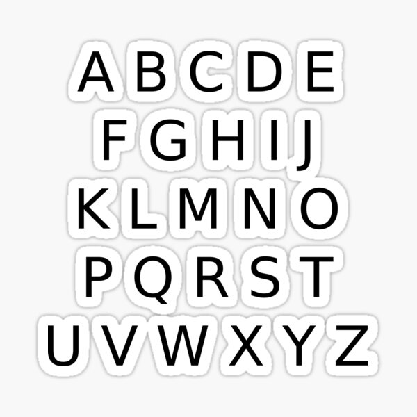 Item preview, Alphabet (Capital letters) designed and sold by crosscategory.
