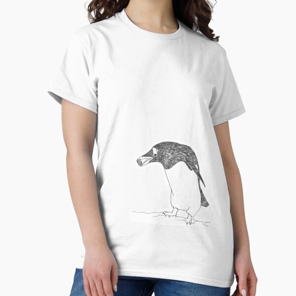 Item preview, Gentoo Penguin with Pebble designed and sold by OneFishArt.