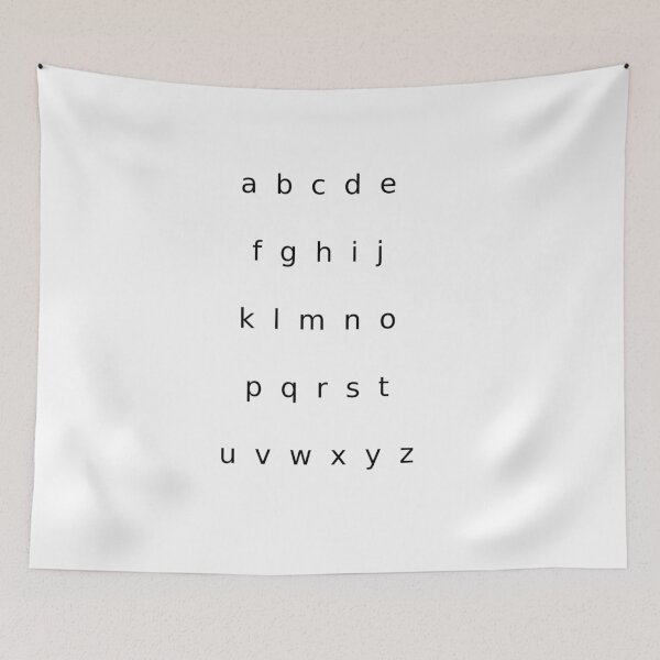 Item preview, Alphabet (Small letters) designed and sold by crosscategory.