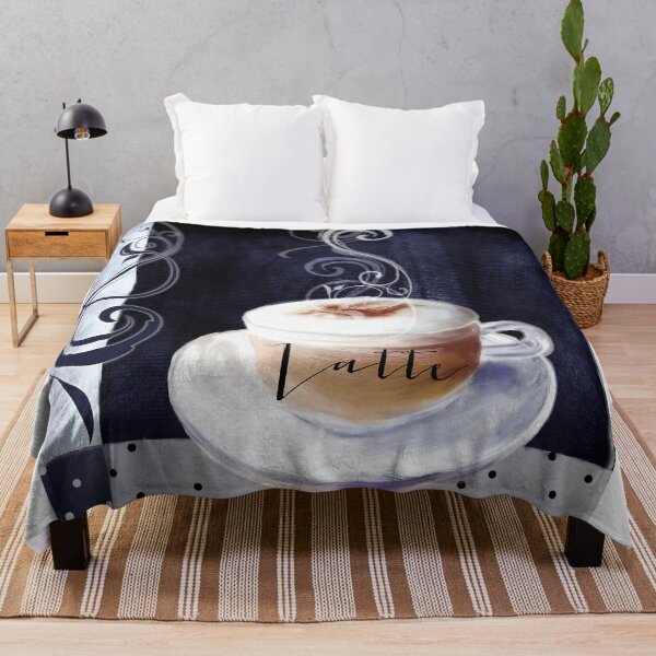 Item preview, Cafe Blue Latte designed and sold by Sasha Art Gallery.