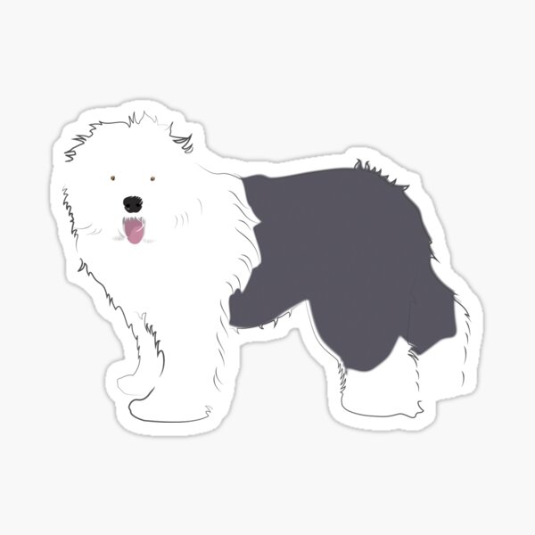 Old English Sheepdog Sticker