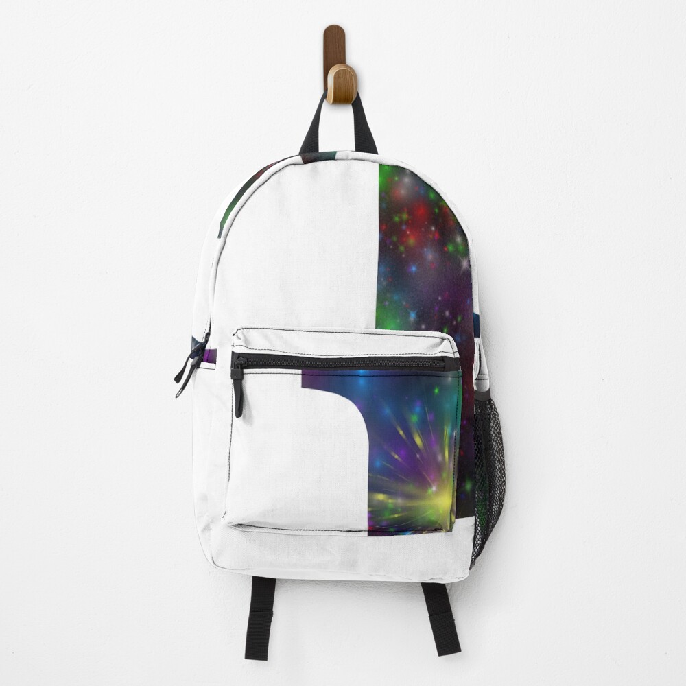 Galaxy - Letter F on a backpack