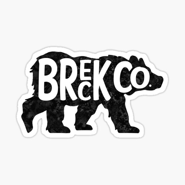 Skiing Breck Breckenridge Ski Colorado Bear Sticker